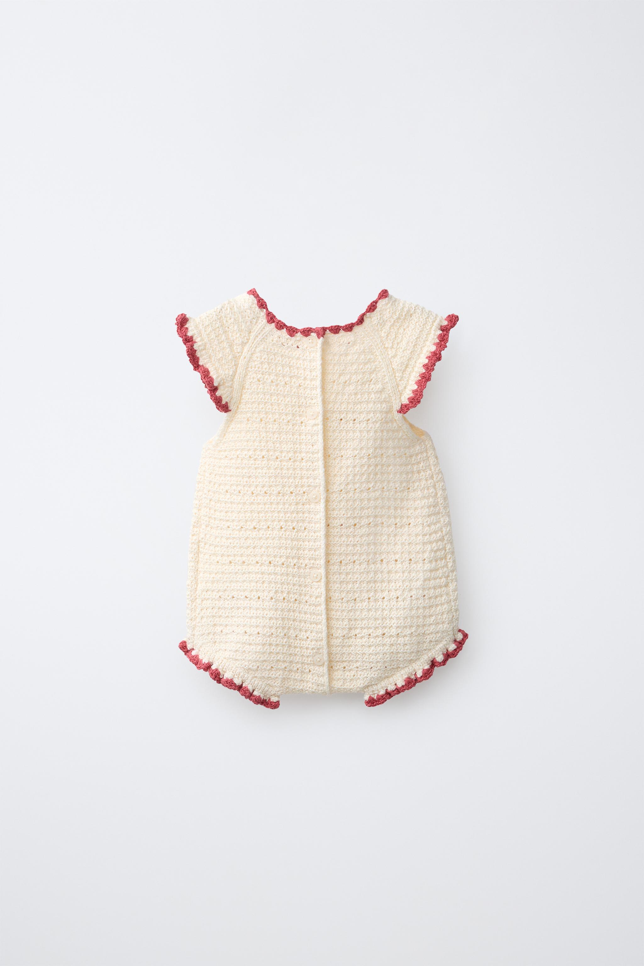 KNIT CHERRY ROMPER